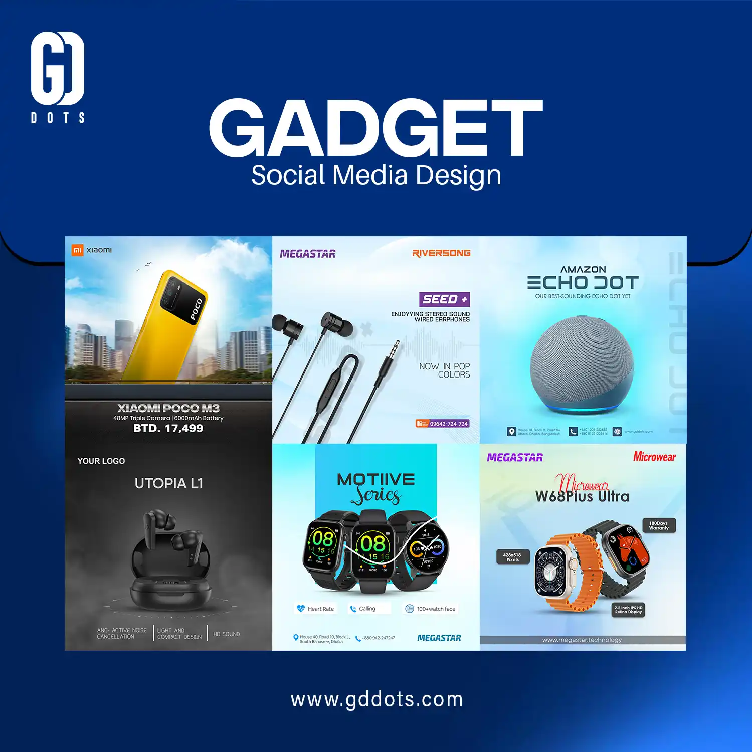 Gadget Social Media Design