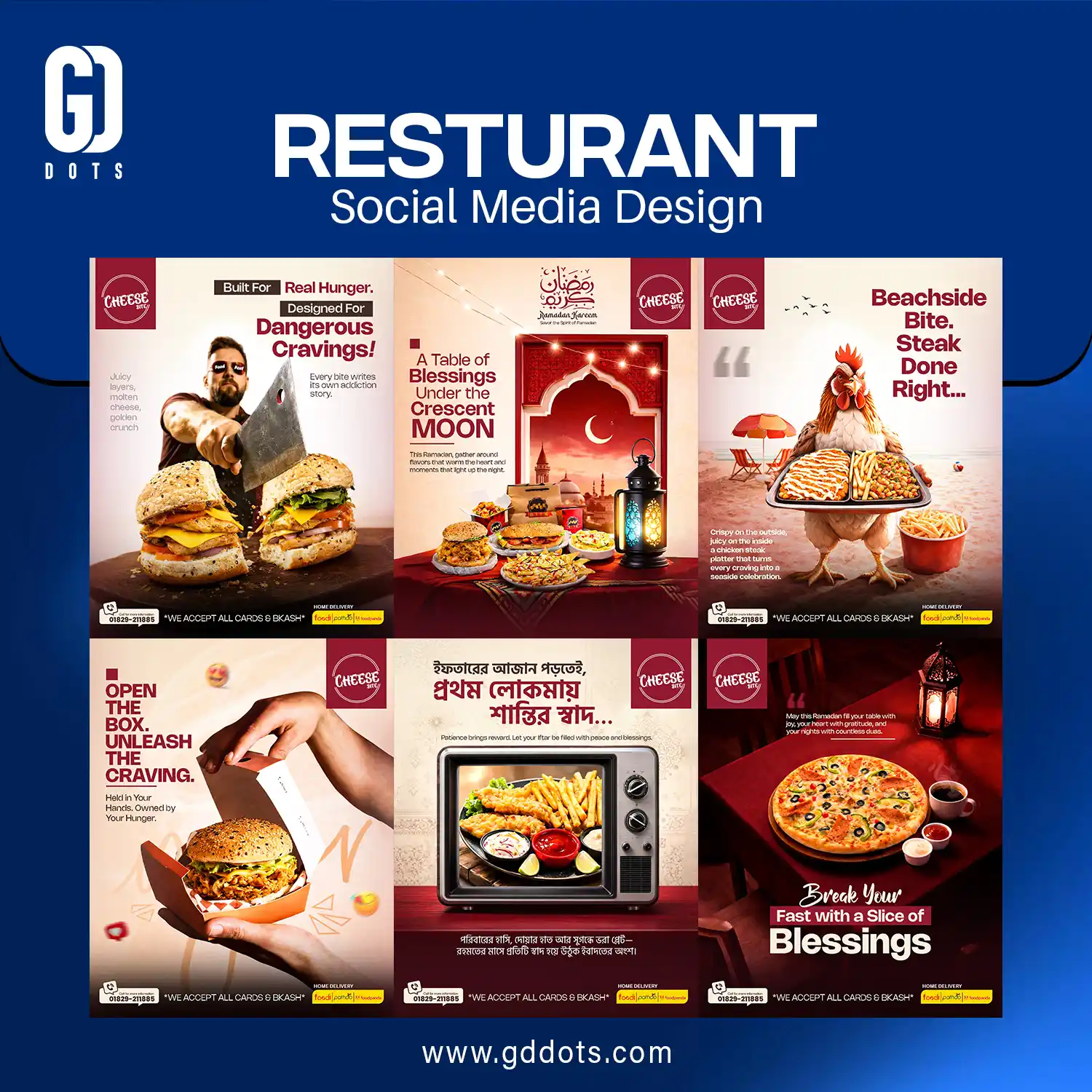 Resturant Social Media Design