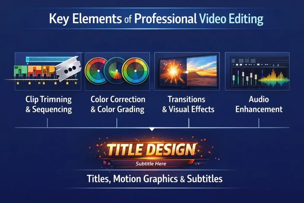 key elements of professional video