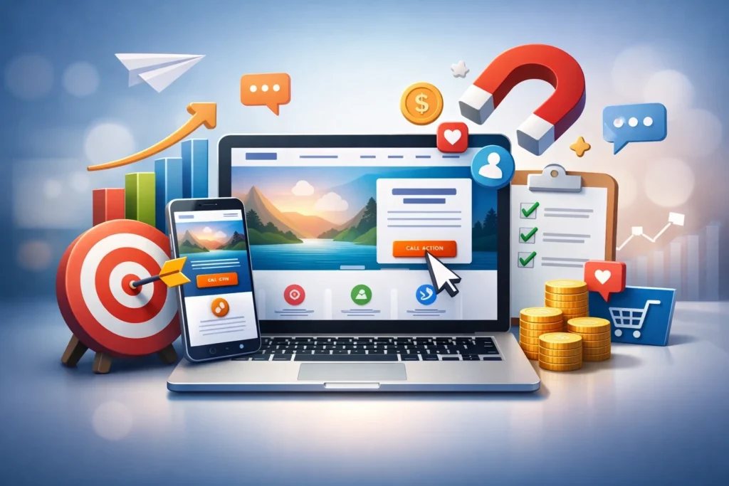 landing page service that converts visitors