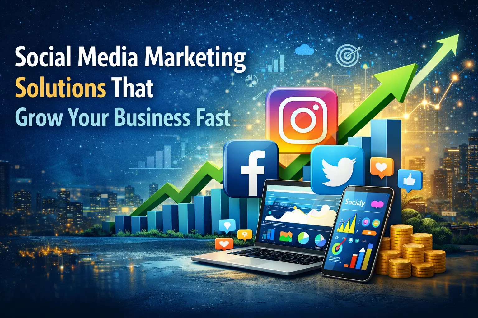 social media marketing solution that grow your business fast