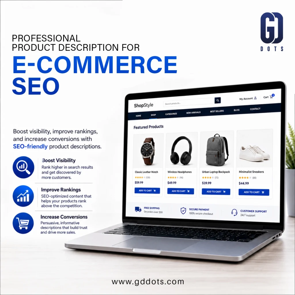 Professional Product Description for E-Commerce SEO
